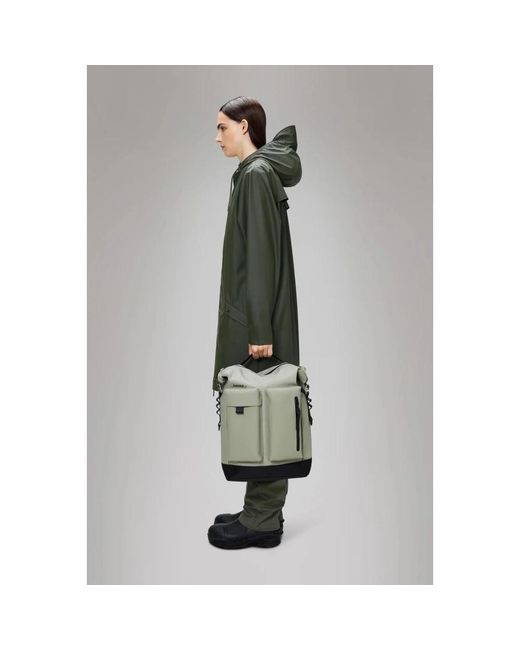 Rains Gray Backpacks for men