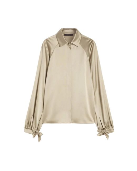 Max Mara Overhemden ,Shirts in het Natural