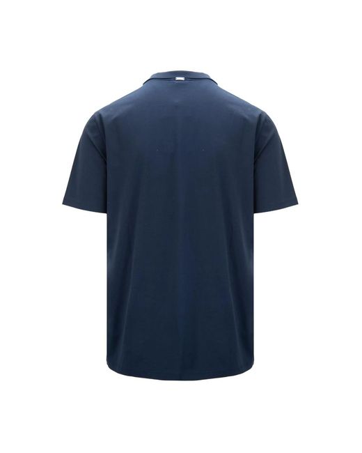 Herno Tops ,Blauw ,Katoen Slip-On T-Shirt in het Blue voor heren