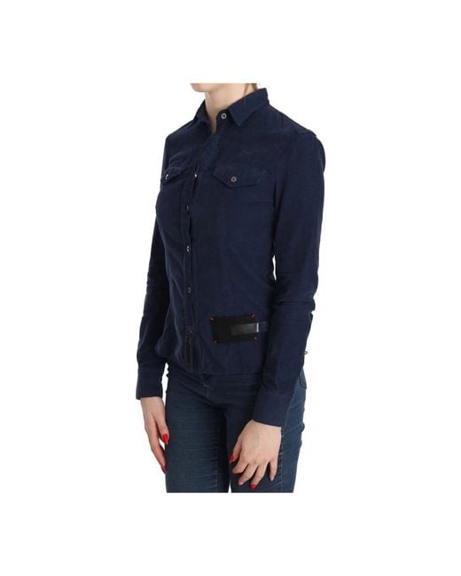 Acht Blue Denim Shirts