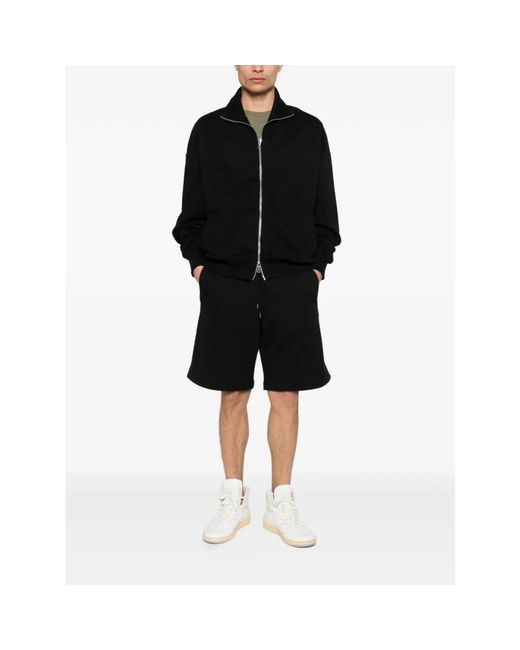 Maison Kitsuné Black Casual Shorts for men