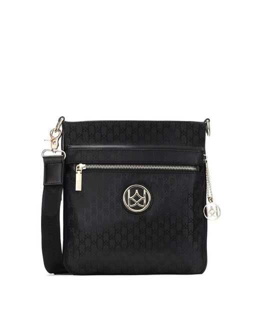 Kazar Black Damen Schwarze Umhängetasche