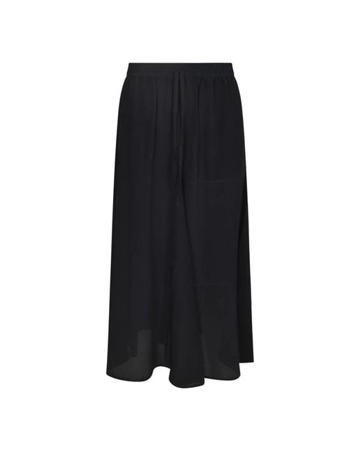 P.A.R.O.S.H. Rokken ,Blauw ,Pailletten Grijze Midi-Rok Met Pailletten in het Black