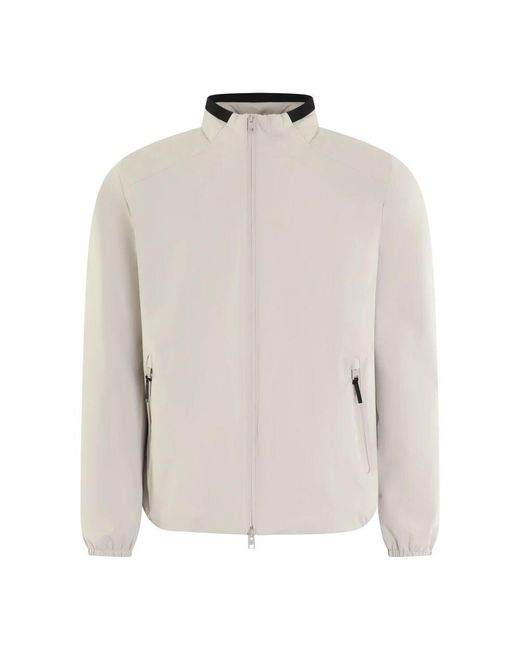 Woolrich White Light Jackets for men