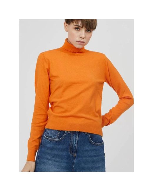 Silvian Heach Turtlenecks in het Orange