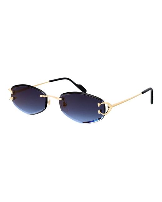 Cartier Blue Stylische sonnenbrille ct0467s