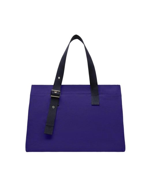 Vilebrequin Purple Big Beach Bag Solid