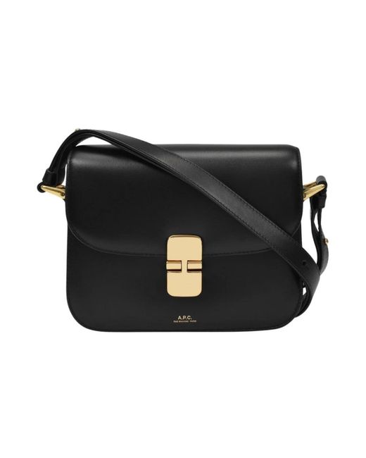A.P.C. Black Shoulder Bags