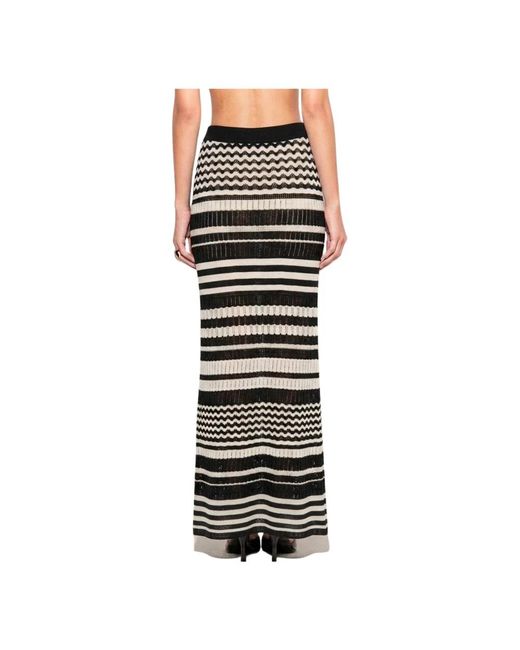 Akep Black Maxi Skirts