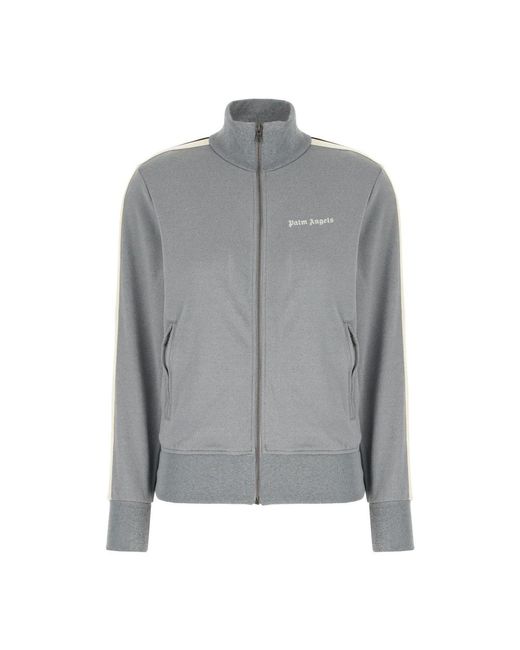 Palm Angels Gray Zip-Throughs