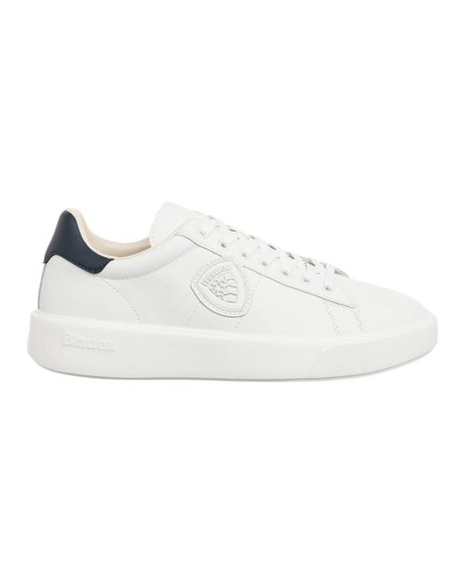 Blauer White Sneakers for men
