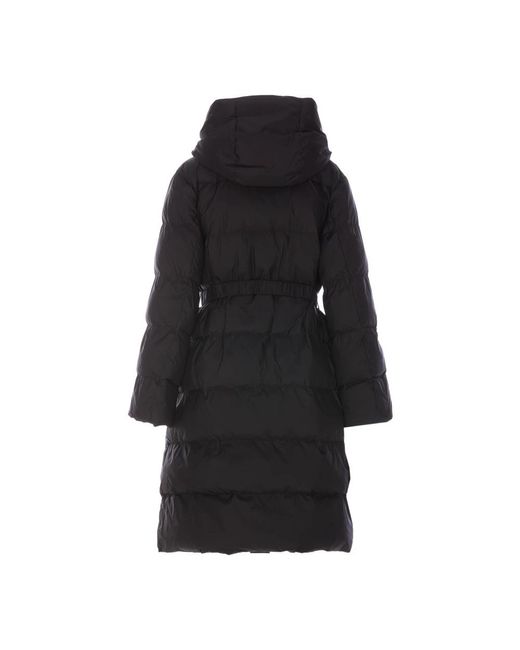 Pinko Black Schwarze Mäntel Für Frauen