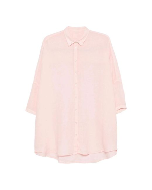 120% Lino Pink Shirts