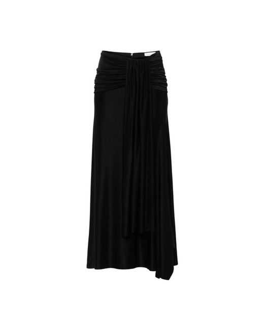 Rabanne Midi Rok in het Black
