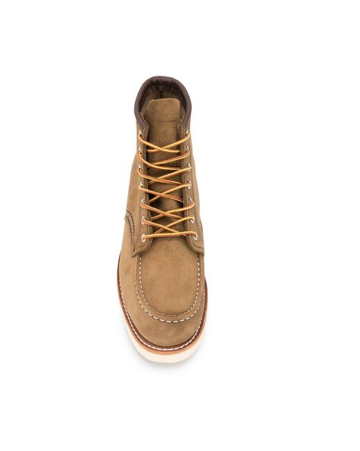 Red Wing Lace-Up Boots in het Natural voor heren