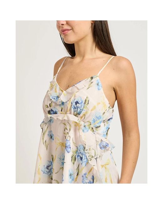 Guess White Sleeveless Tops