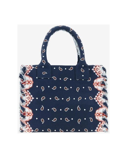 Pinko Blue Tote Bags