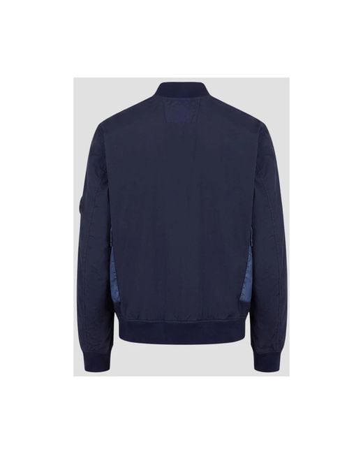 C P Company Blue Bomber Jackets for men