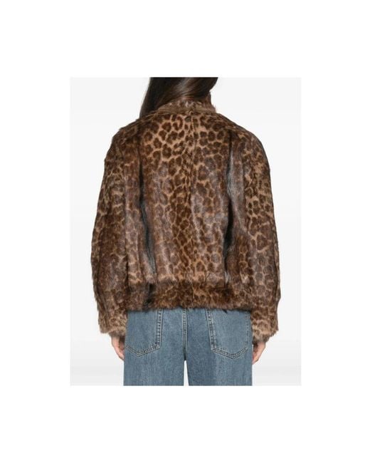 Salvatore Santoro Brown Faux Fur & Shearling Jackets