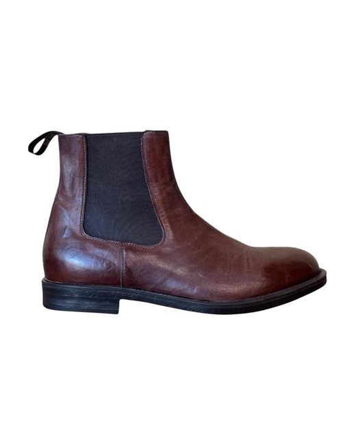 Moma Purple Chelsea Boots for men