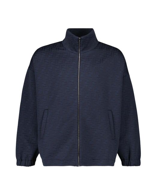 Light Jackets Fendi de hombre de color Blue