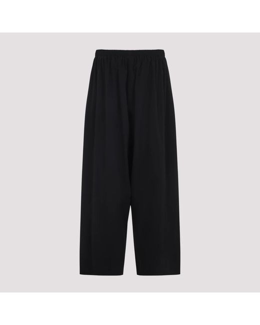 Balenciaga Black Wide Trousers for men