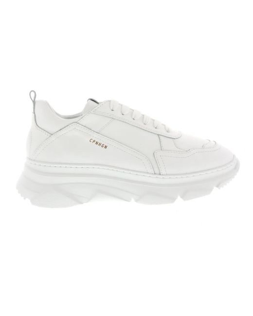 Sneaker de mujer de cuero blanco cph 40 COPENHAGEN de color White