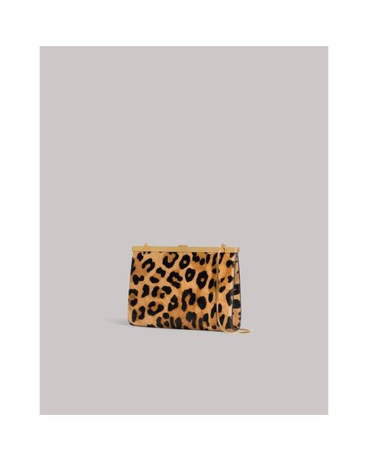 Clutches di Alberta Ferretti in Metallic