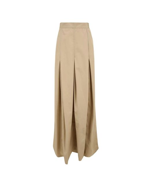 Maxi Skirts Aspesi de color Natural