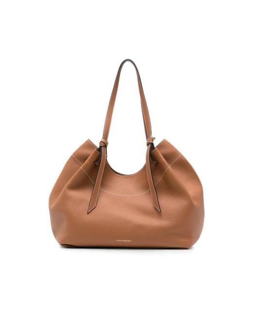 Strathberry Brown Shopping Bags