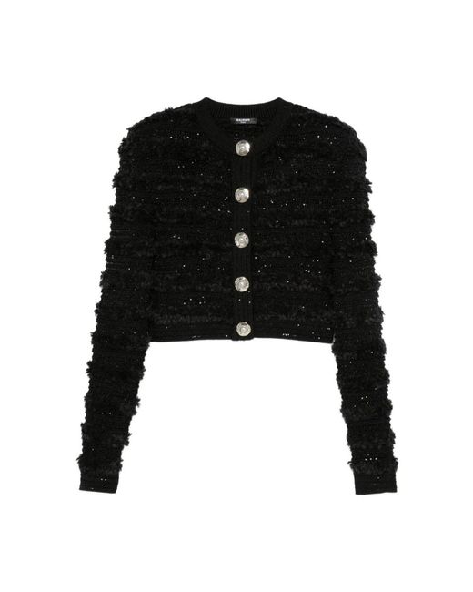Cardigans Balmain de color Black