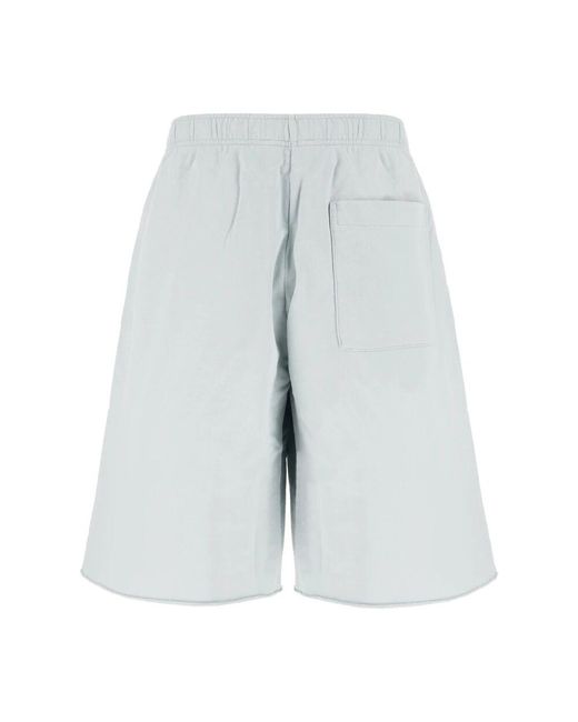 MM6 by Maison Martin Margiela Logo-print track shorts in Blue für Herren