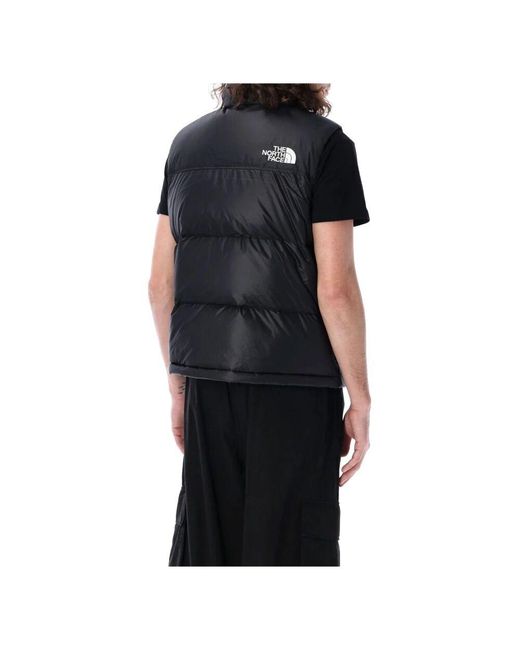 The North Face Retro nuptse weste in Black für Herren