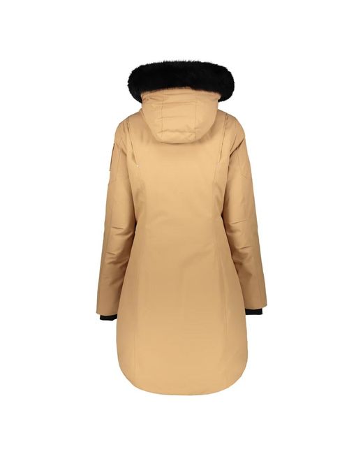 Moose Knuckles Natural Parka mit abnehmbarem pelzrand