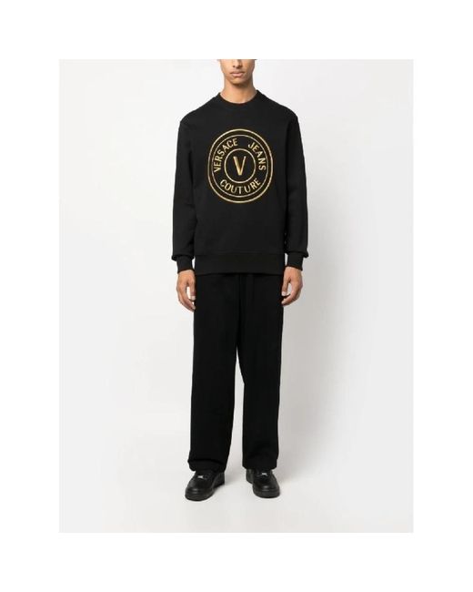 Versace Jeans Couture Black Sweatshirts for men
