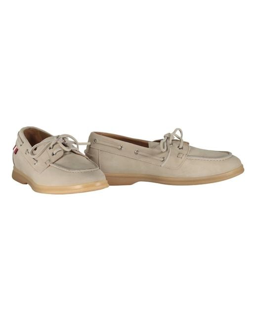 Bally Gray Boat Shoes for men