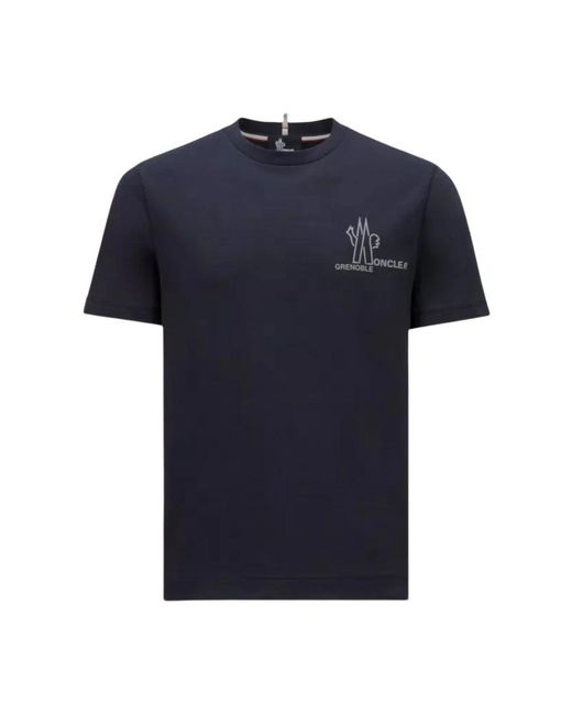 Moncler Blue T-Shirts for men