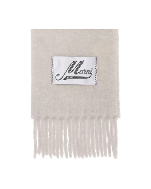 Winter Scarves di Marni in White