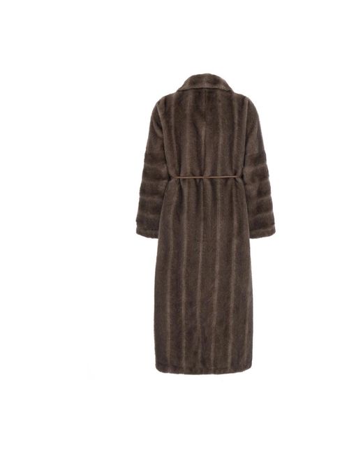 VALENTINI 1972 Shearling Jas in het Brown