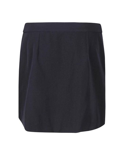 McQueen Blue Short Skirts