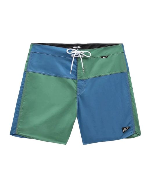 Vans Badmode ,Veelkleurig ,Geblokkeerde Boardshorts Zwemkleding in het Blue voor heren