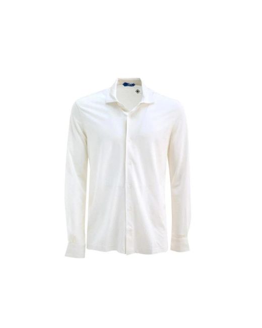Kiton Capri Camicia in het White voor heren