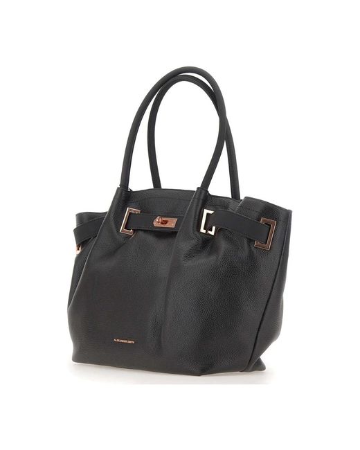 Alexander Smith Black Shopping Bags