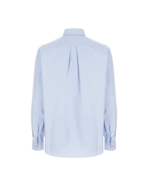 Fendi Blue Casual Shirts for men