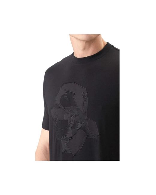 Karl Lagerfeld Black T-Shirts for men