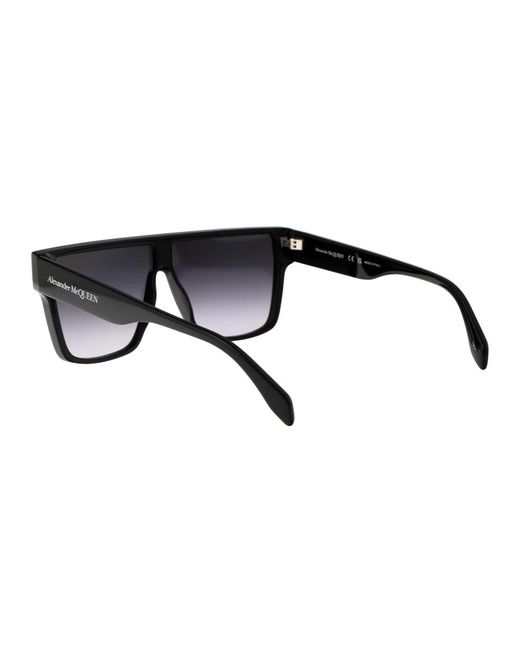 Alexander McQueen Stylische sonnenbrille am0354s in Black für Herren