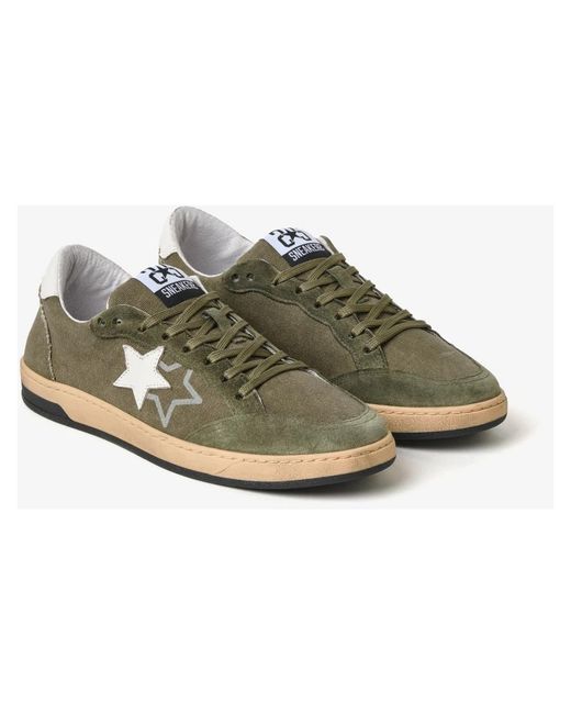 2 Star Green Sneakers for men