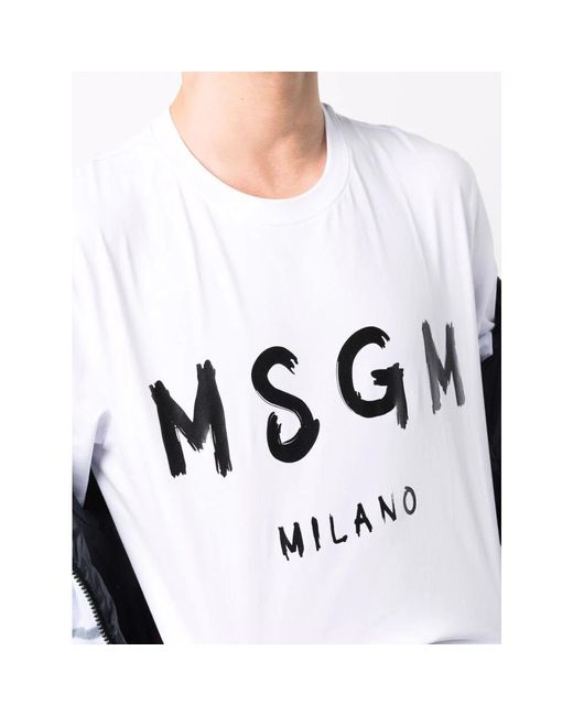 MSGM Shirts in het White voor heren