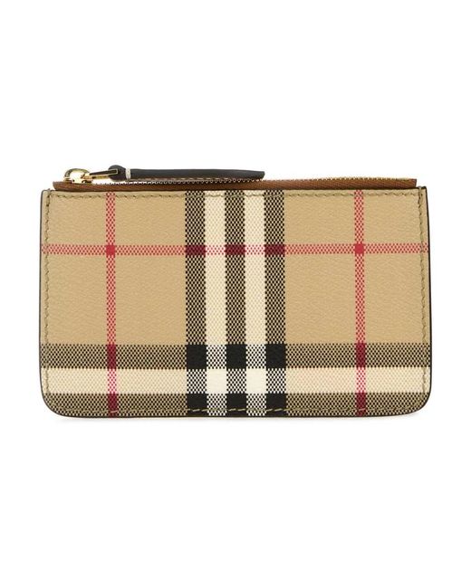 Wallets & Cardholders di Burberry in Natural