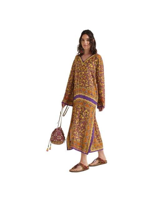 Maliparmi Brown Midi Dresses